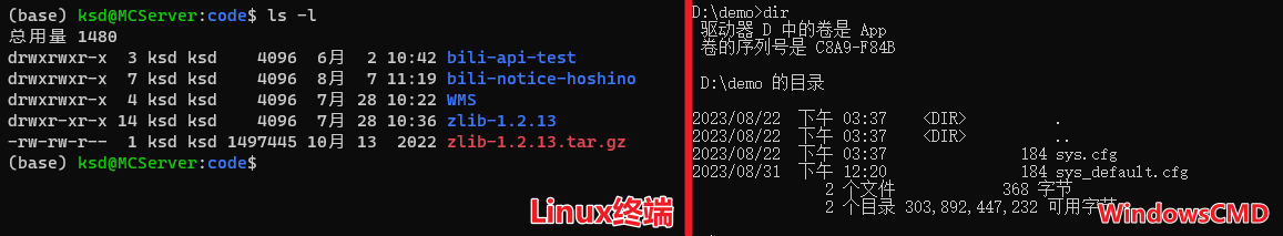 终端与CMD对比